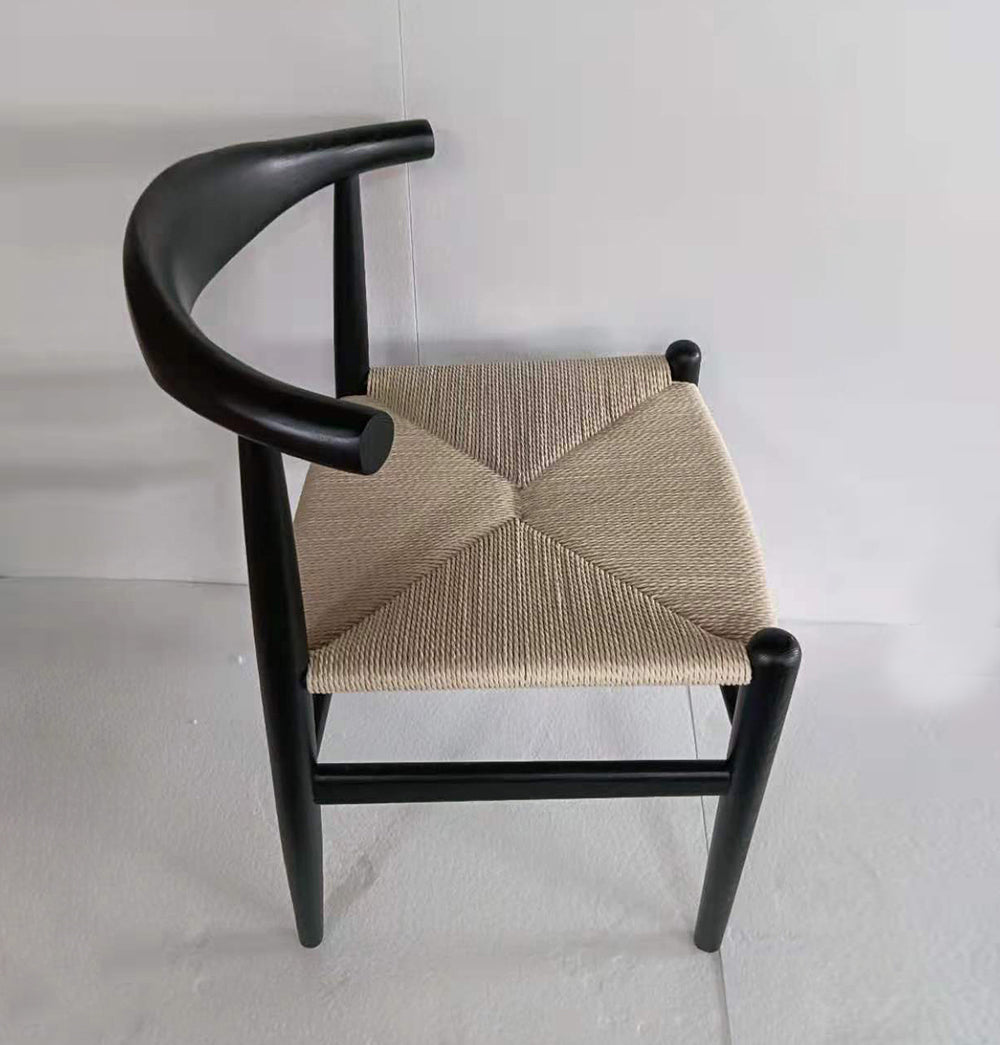 Hannah Chair - Black & Natural Cord