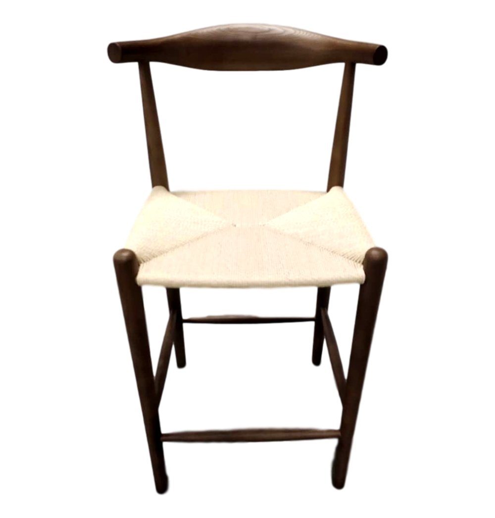 Myson Counter Stool - Walnut & Natural Cord