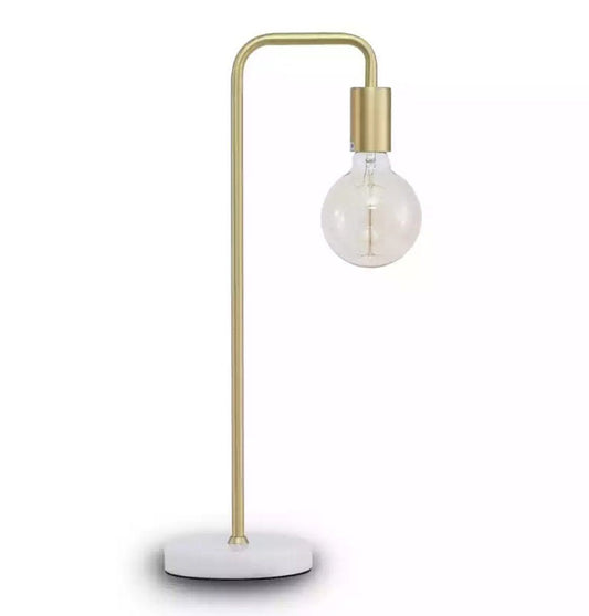 Rachel Single Arm Table Lamp - Marble Base